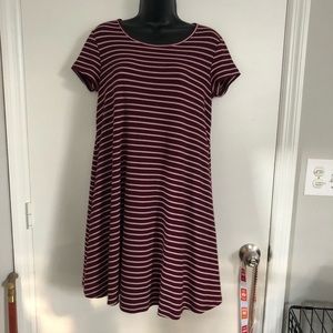 3 for $15 Cute striped t-shirt dress - size S